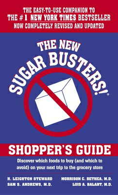 SUGAR BUSTERS!(R) forever changed the way Americans eat, offering a delicious new approach to diet and health. The SUGAR BUSTERS!(R) "Shopper's Guide soon followed-and made finding SUGAR BUSTERS!(R)-friendly fare at the grocery store and supermarket a snap. Now, five years later, this revolutionary little guide has been completely revised and updated to include more food selections and more brand names than ever before. 
Forget measuring, weighing, and counting fat grams and calories. Throw those charts and graphs out the door! Organized like your grocery store, this handy book takes you aisle by aisle, department by department, pointing out "exactly what you can and cannot eat, including: 
ー fresh produce - meat - seafood - dairy
ー deli - bakery/breads - beverages
ー snacks - prepared foods - condiments
"
Also includes essential tips for lite-weight travel and reading food labels