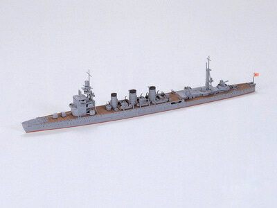 【大戦末期の姿で再現、大正生まれのベテラン軽巡洋艦】
イギリス海軍巡洋艦をモデルに設計されたと言われる大正生まれの日本海軍5500トン級軽巡洋艦。
中でも6艦が建造された長良型の1番艦、長良のプラスチックモデル組み立てキットです。
高速性能を追求した直線的でスマートな船体やスプーンバウと呼ばれる艦首など英国風の優雅なスタイルを忠実にモデル化しました。
太平洋戦争中、フィリピン攻略作戦やミッドウェイ海戦、南太平洋海戦など昭和19年8月に米潜水艦の雷撃により撃沈されるまで奮戦を続けた長良ですが、キットでは対空兵装を強化した最終時の姿で再現。
手を加えて開戦時の姿とするのも興味深いでしょう。

【スペック】
完成時の全長200mm【商品サイズ (cm)】(幅）：20