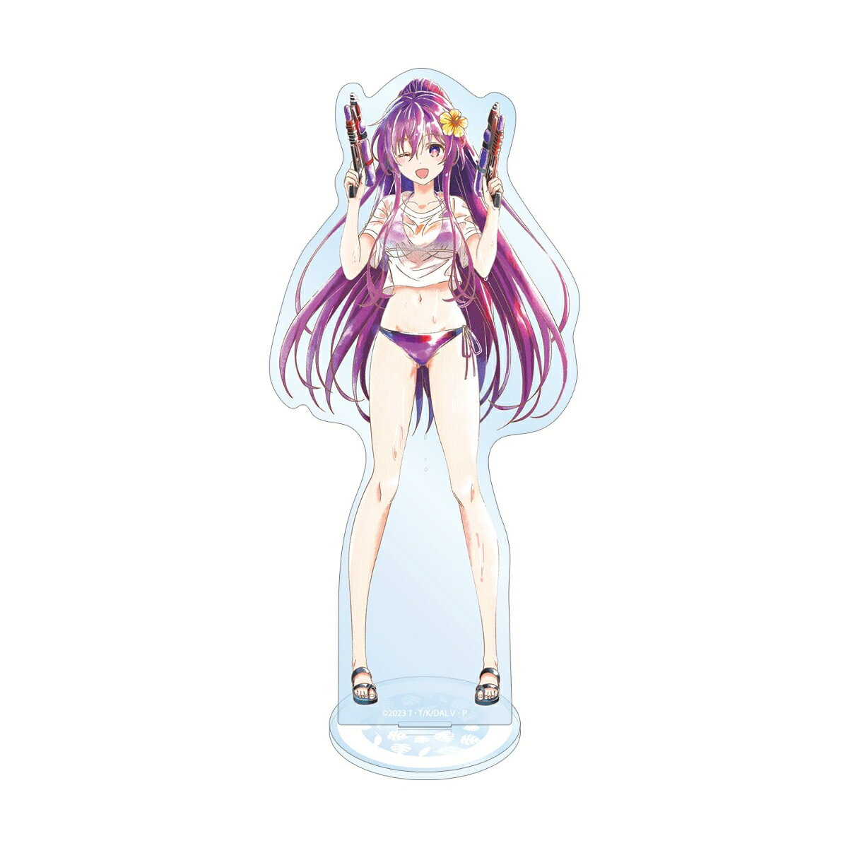 アニメ「デート・ア・ライブV」描き下ろし 夜刀神十香 デート・ア・バカンスver. Ani-Art aqua label BIGアクリルスタンド