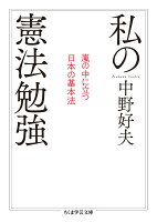 私の憲法勉強(嵐の中に立つ日本の基本法)