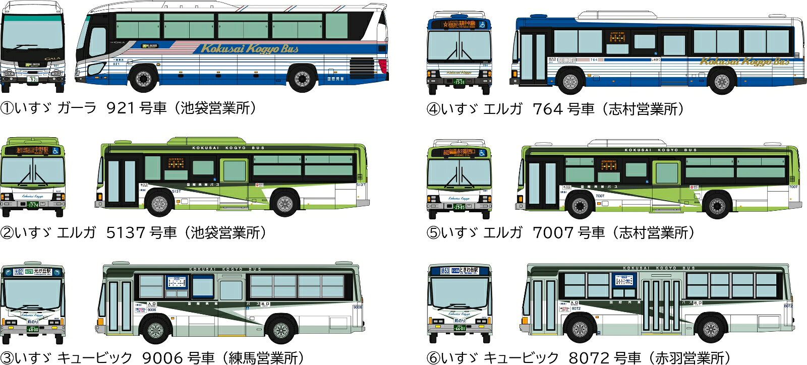 ジオコレ ザ・バスコレクション 国際興業スペシャルA (BOX) 【339212】 (鉄道模型 コレクション)