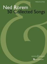 【輸入楽譜】ローレム, Ned: 50の歌曲選集(中低声用)(英語)