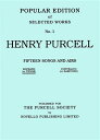 【輸入楽譜】パーセル, Henry: 15の歌曲とアリア集 第1巻(ソプラノまたはテノール) パーセル, Henry