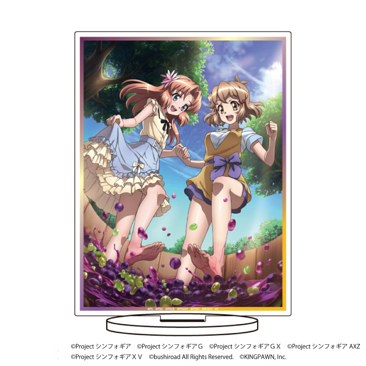 【グッズ】キャラアクリルフィギュア「戦姫絶唱シンフォギアXD UNLIMITED」38/ぶどう踏みの少女 響バースデーver.