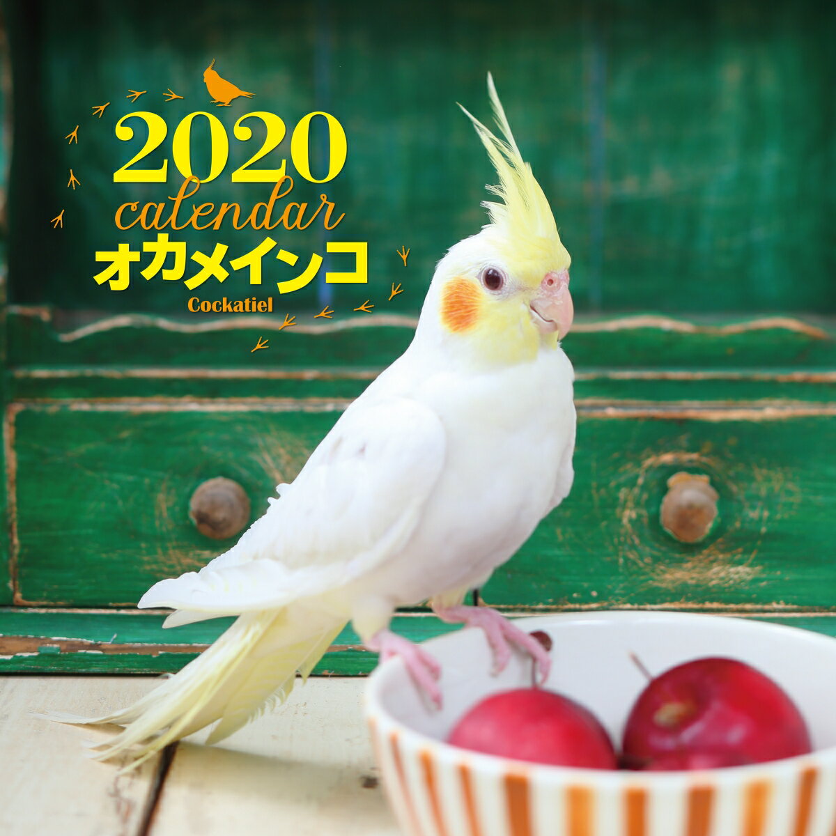 2020年 大判カレンダー オカメインコ