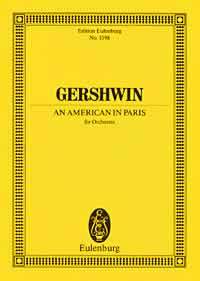 【輸入楽譜】ガーシュウィン, George: パリのアメリカ人: スタディ・スコア