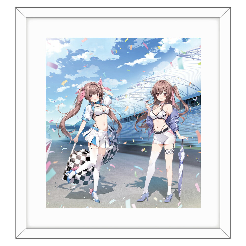 karory先生 描き下ろし複製原画（蒼海舞香&蒼海夏音／レースクイーン）