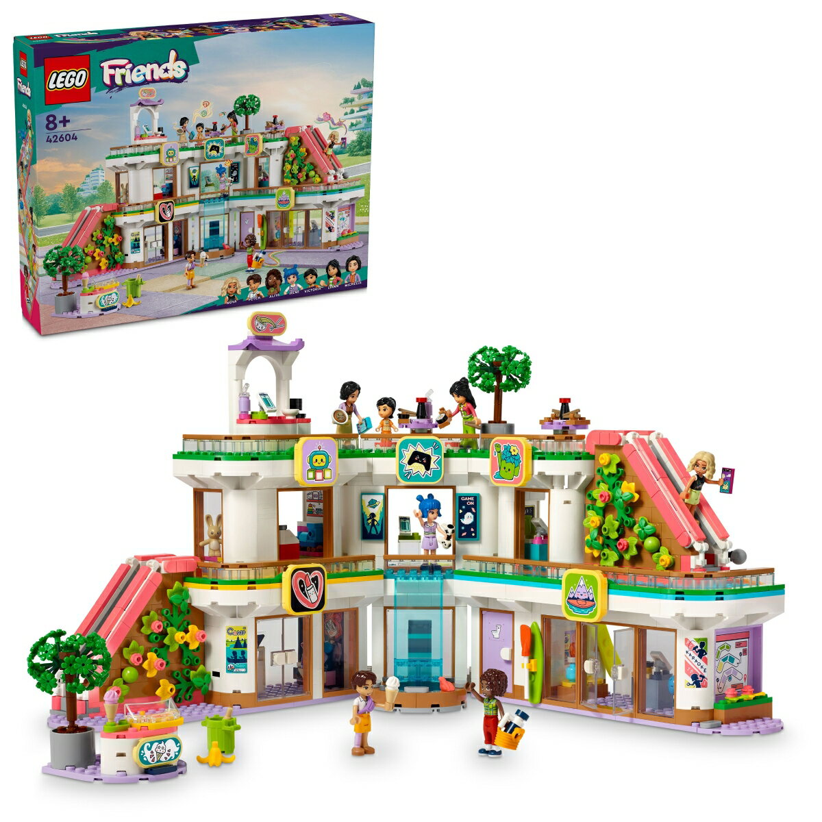 レゴ(LEGO) フレンズ ハートレイクシティのうきうきショッピングモール 【おもちゃ 玩具 プレゼント 誕生日 ブロック クリスマス 女の子 男の子 子供 8歳 9歳 10歳 小学生 ごっこ遊び おままごと 】 42604