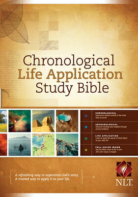 The new four-color Bible combines the proven resources of the "Life Application Study Bible" with a chronological format and several brand-new resources. The Bible is arranged in 10 chronological sections that help the reader to see how the various pieces of the Bible fit.