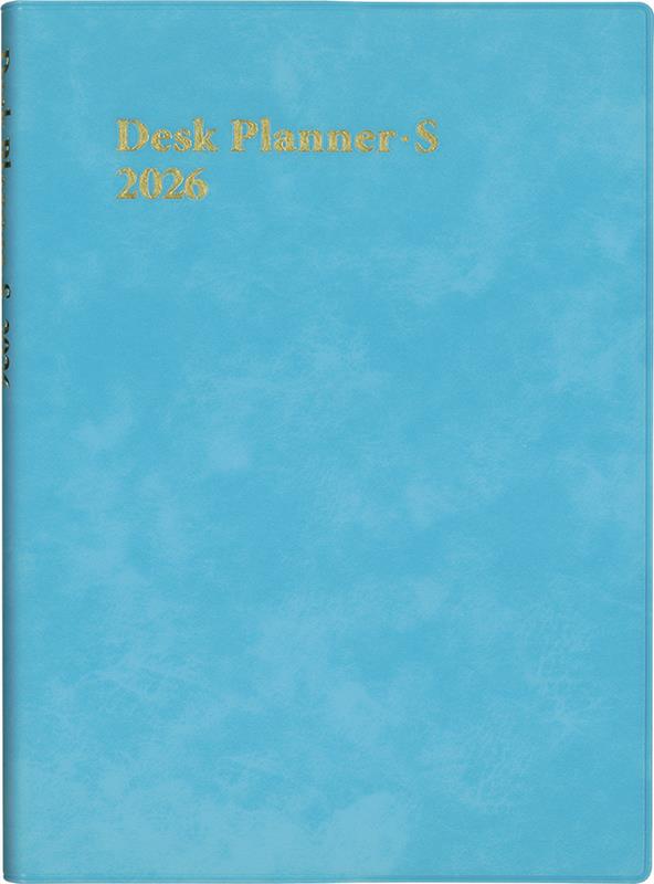 268　デスクプランナー・スピン付き・B6（空色）