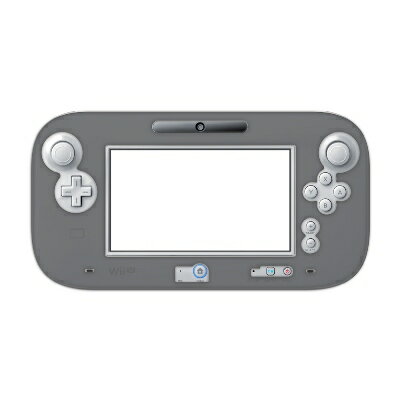 シリコンもち肌カバー for Wii U GamePad ブラック