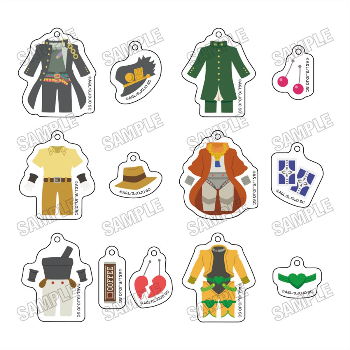 アニメ『ジョジョの奇妙な冒険 スターダストクルセイダース』 アクリルキーホルダーコレクション【AM2026】