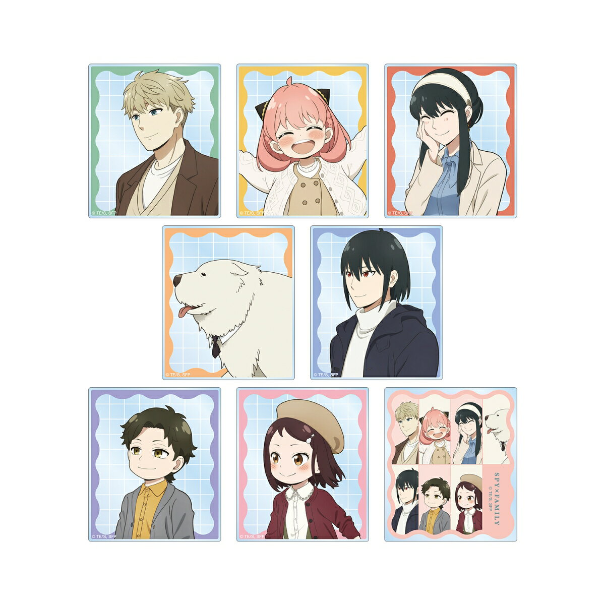 TVアニメ『SPY×FAMILY』描き下ろし 歩みver. トレーディングアクリルカード(BOX=8入)