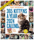 365 KITTENS-A-YEAR 2024 WALL CALENDAR [ WORKMAN CALENDARS ]