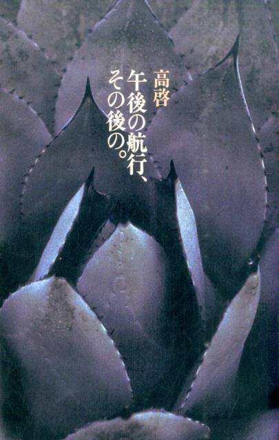 午後の航行、その後の。