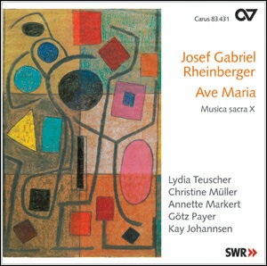 【輸入楽譜】ラインベルガー, Joseph Gabriel: 聖歌集 第10巻: アヴェ・マリア: CD