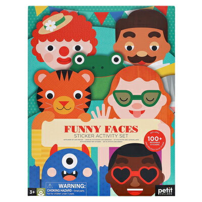 Sticker Activity Set: Funny Faces SPA-STICKER ACTIVITY SET FUNNY 