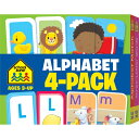 School Zone Alphabet 4-Pack Flash Cards ALPHABET School Zone