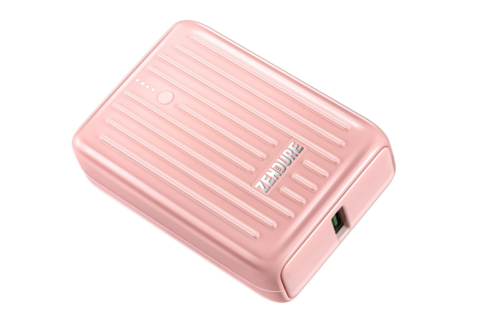 ＜モバイルバッテリー／ZENDURE＞SuperMini ピンク 10000mAh USB-PD高速充電／2ポート同時充電 iPhone／iPad／Android最適