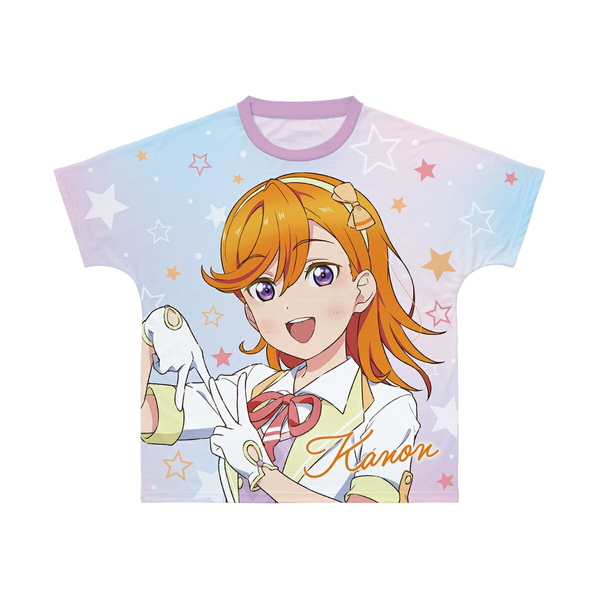 ラブライブ！スーパースター!!描き下ろし 澁谷かのん MIRACLE NEW STORY ver. フルグラフィックTシャツユニセックス(サイズ/XL)
