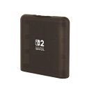 カードケース 12枚収納 for Nintendo Switch 2 クリアブラック