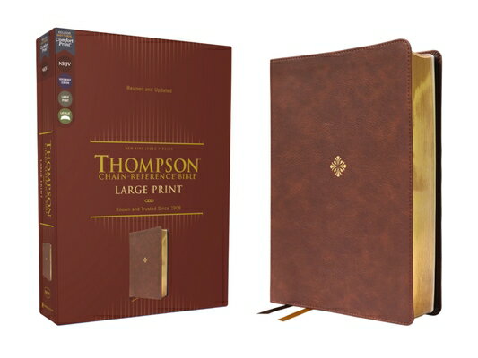 楽天楽天ブックスNkjv, Thompson Chain-Reference Bible, Large Print, Leathersoft, Brown, Red Letter, Comfort Print NKJV THOMPSON CHAIN-REF BIBLE [ Frank Charles Thompson ]