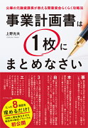 事業計画書は1枚にまとめなさい