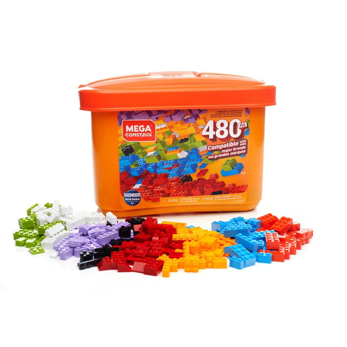 メガブロック(MEGA BLOKS)ワンダービルダーズ 480 ピース GJD23