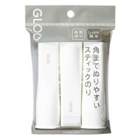 コクヨ スティックのり GLOO しっかり貼る Mサイズ 3個 ターG302-3P