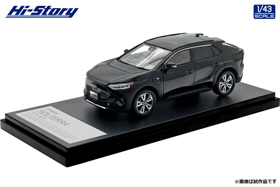 ハイストーリー 1/43 SUBARU SOLTERRA ET-HS (2023) ブラック 【HS503BK】 (ミニカー)