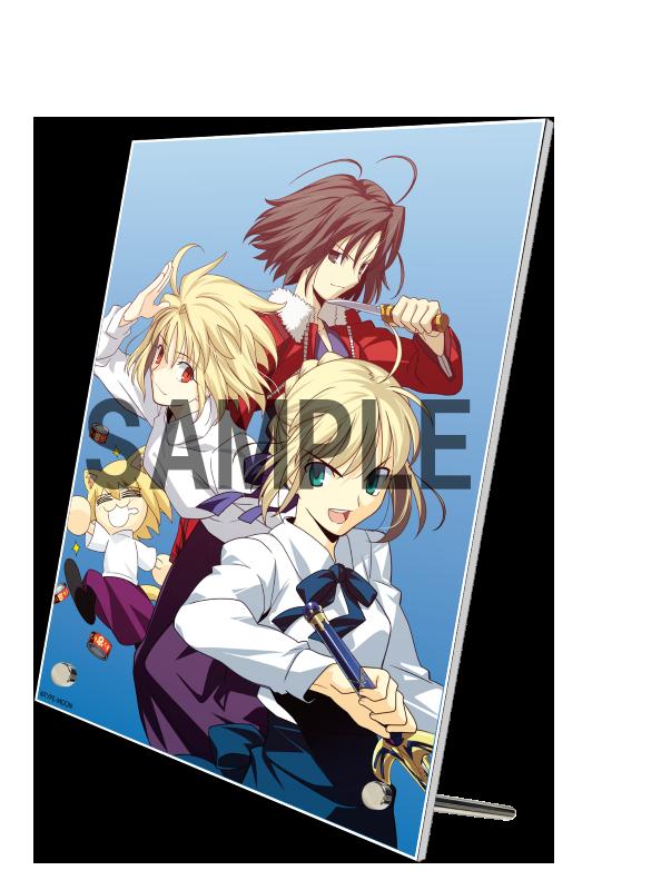 「TYPE-MOONエース」武内崇表紙イラスト アクリルアートボード〈式&アルクェイド&セイバー〉【グッズ】