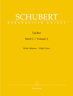【輸入楽譜】シューベルト, Franz: 歌曲集 第2巻(独語)(高声用)/原典版/Durr編