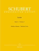 【輸入楽譜】シューベルト, Franz: 歌曲集 第2巻(独語)(中声用)/原典版/Durr編 シューベルト, Franz
