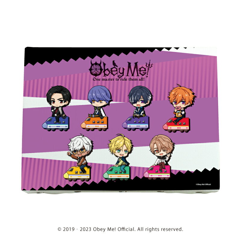 キャンバスアート「Obey Me!」20/集合デザイン 電車ごっこver.(ミニキャライラスト)【グッズ】