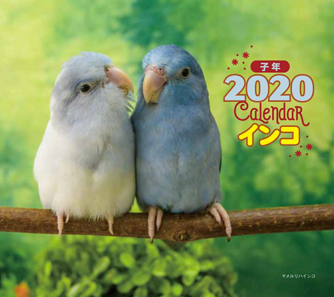 2020年 ミニ判カレンダー　インコ
