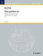 【輸入楽譜】ロータ, Nino: トータ・プルクラ・エスーソプラノ、テノールとオルガンのためのモテット(ラテン語)