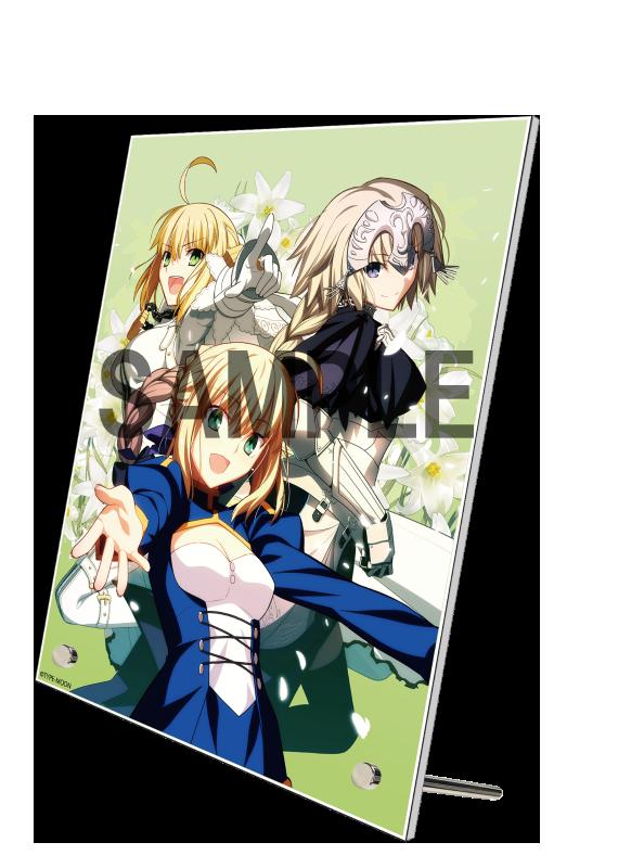 「TYPE-MOONエース」武内崇表紙イラスト アクリルアートボード〈ネロ&ジャンヌ&アルトリア〉【グッズ】