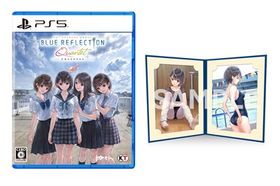 【楽天ブックス限定特典+特典】BLUE REFLECTION Quartet: 少女たちのキセキ　PS5版(描き下ろしキャラファインフォリオ+【早期購入特典】特別フォトフレーム「Quartet」)