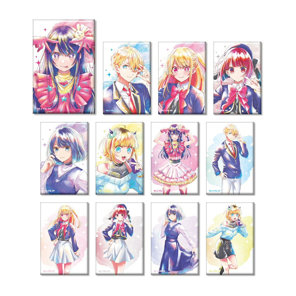 【推しの子】 トレーディング Ani-Art aqua label スクエア缶バッジ(単位/BOX)【グッズ】