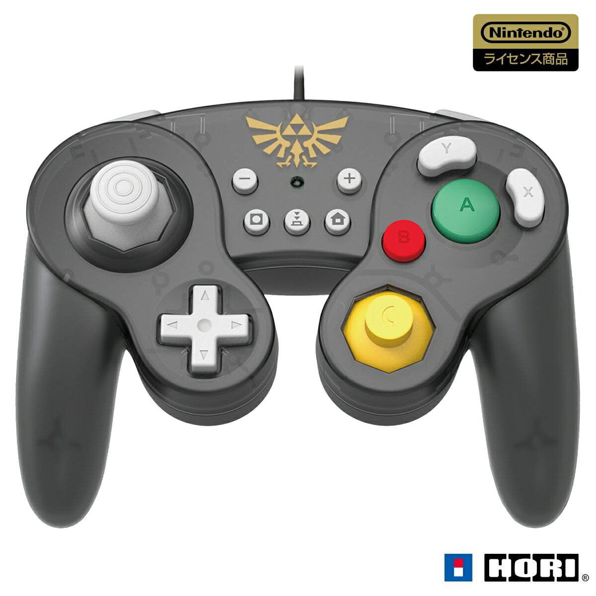 おなじみ形状のコントローラーが登場！

Nintendo Switch用ゲームパッドです。
長時間ゲームプレイしても疲れにくい軽量設計です。



■ 押しやすい形状のボタン大きくて押しやすい形状のボタンで、快適にゲームを楽しむことができます。
また、L/RとZL/ZRのボタン機能の割り当てを切り替えることができます。
お客様の遊びやすいボタン配置でゲームプレイをすることができます。


■ 3段階の連射機能搭載秒間約5・10・20回の3段階で連射、連射ホールドが設定可能です。 

設定可能ボタンAボタン / Bボタン / Xボタン / Yボタン / Lボタン / Rボタン / ZLボタン / ZRボタン / 十字ボタン（上下左右） 
※十字ボタンは、連射のみ設定可能です。


■ USB接続
Nintendo SwitchドックにUSB接続 してゲームプレイができます。 複数台接続可能。




※本品はNintendo Switch ドックに接続してご使用ください。Nintendo Switch本体には接続できません。 
※本品は右の機能を搭載しておりません。これらの機能を使用するゲームでは快適にプレイすることができません。 
※任天堂純正のJoy-ConやNintendo Switch Proコントローラーとはボタン配置が異なりますので、ゲームによっては遊びにくい場合がございます。