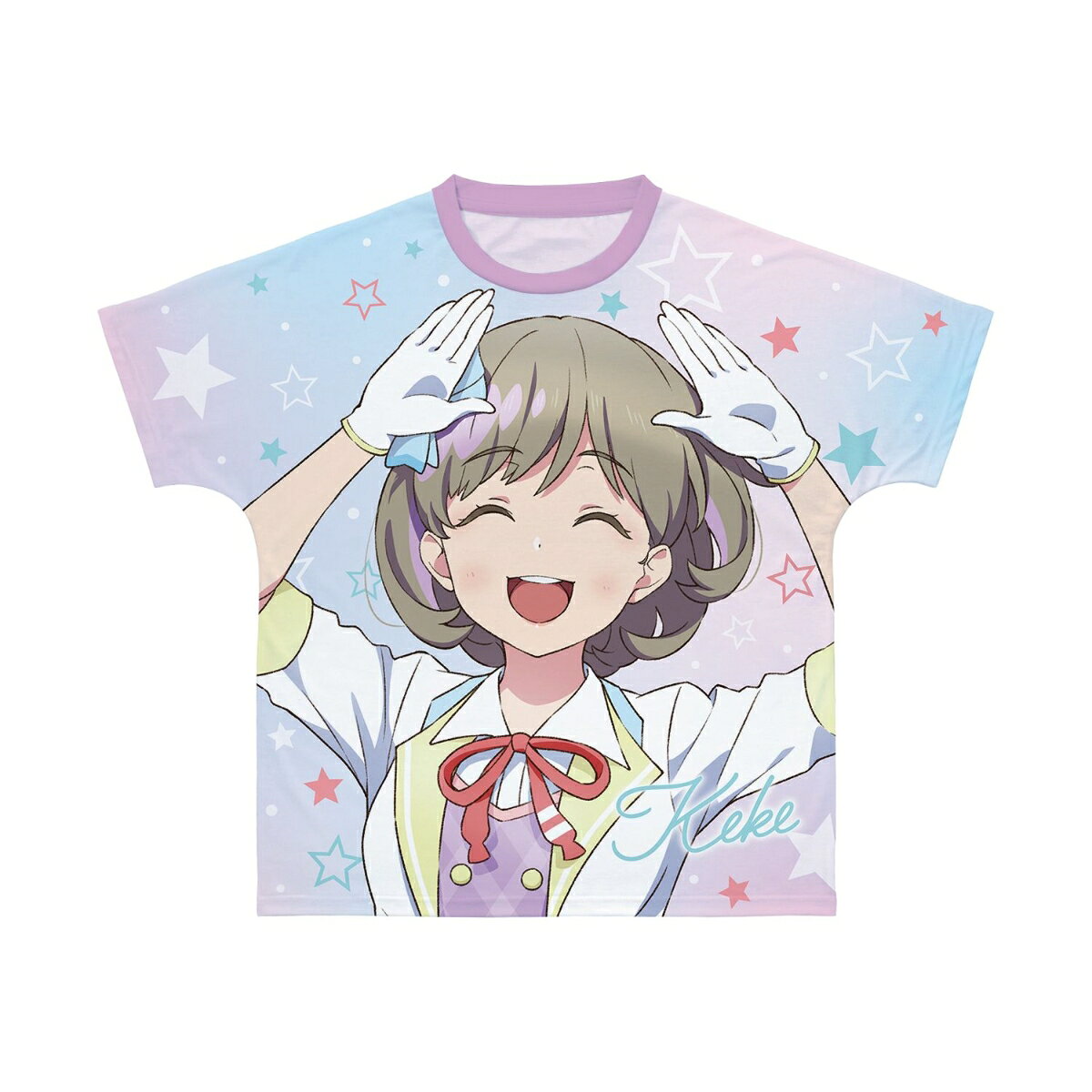 ラブライブ！スーパースター!!描き下ろし 唐 可可 MIRACLE NEW STORY ver. フルグラフィックTシャツユニセックス(サイズ/L)