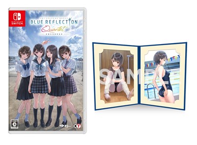 【楽天ブックス限定特典+特典】BLUE REFLECTION Quartet: 少女たちのキセキ　Switch版(描き下ろしキャラファインフォリオ+【早期購入特典】特別フォトフレーム「Quartet」)