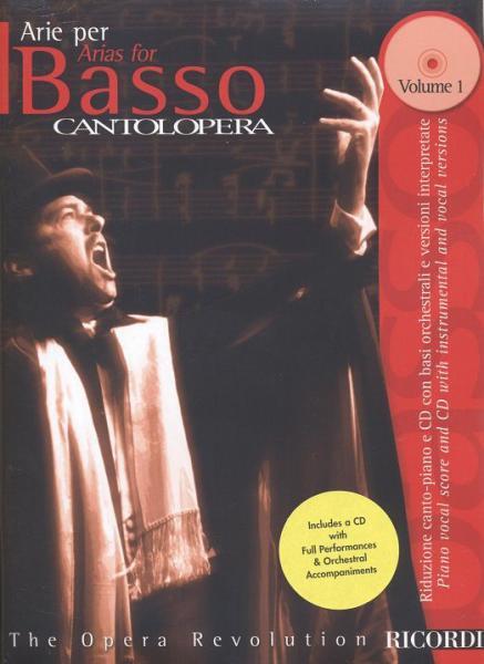 【輸入楽譜】カントロペラ: バス・アリア集 第1巻: 伴奏CD付