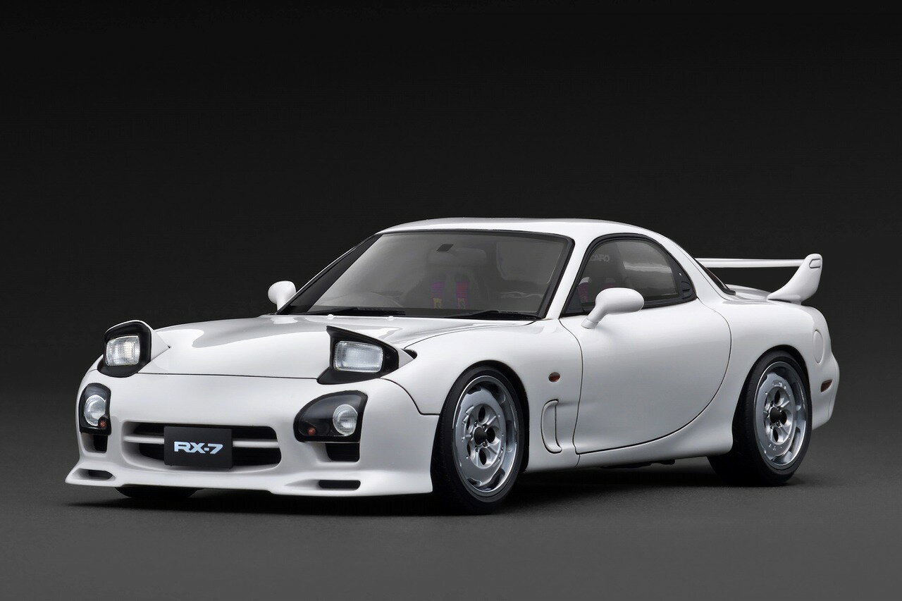 ignition model Mazda RX-7 Mazda Speed A-spec (FD3S) White(1/18 Scale) 【IG3942】 (ミニカー)