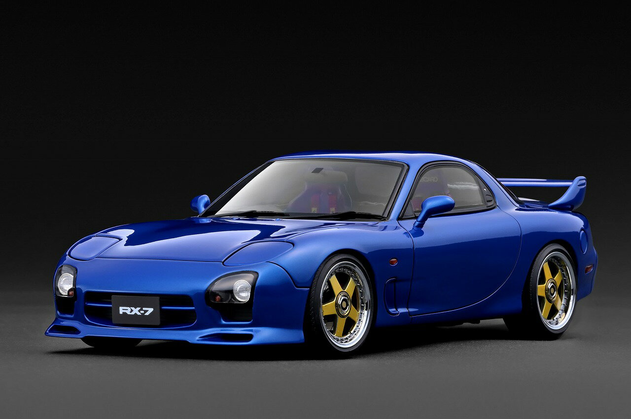 ignition model Mazda RX-7 Mazda Speed A-spec (FD3S) Blue Metallic(1/18 Scale) 【IG3944】 (ミニカー)