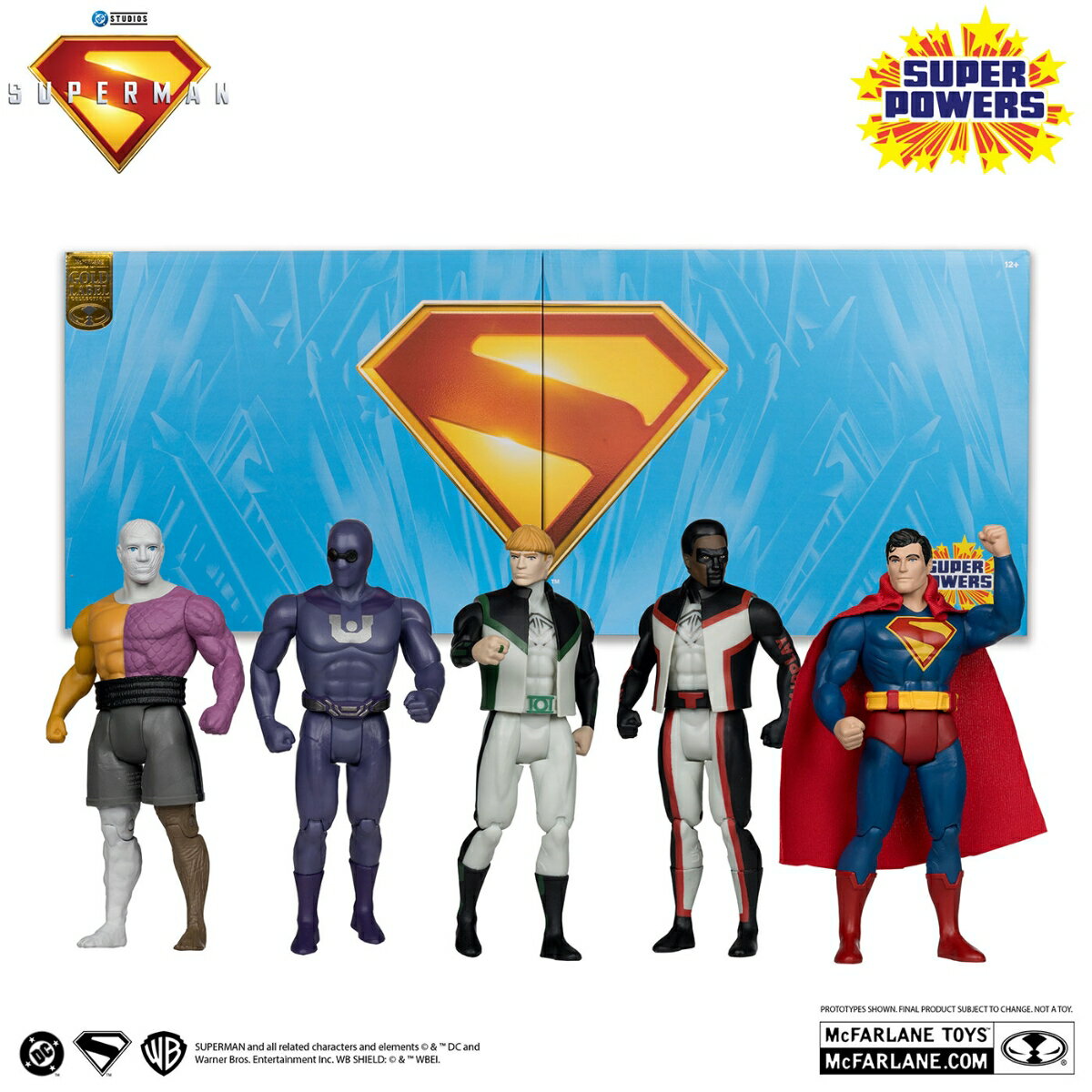 『DC』【DCダイレクト】「DCスーパーパワーズ」4インチ・アクションフィギュア 5パック・コレクターボックス［映画『スーパーマン（2025）』］ (フィギュア)