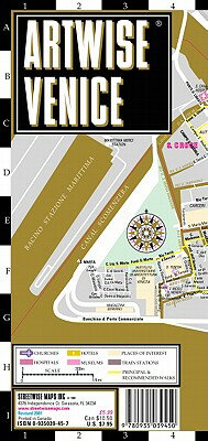 Artwise Venice Museum Map - Laminated Museum Map of Venice, Italy: Folding Pocket Size Travel Map MAP-ARTWISE VENICE MUSEUM-2001 （Streetwise (Streetwise Maps)） [ Streetwise Maps ]