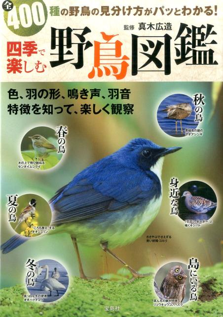 色、羽の形、鳴き声、羽音、特徴を知って、楽しく観察。全４００種の野鳥の見分け方がパッとわかる！