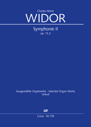 【輸入楽譜】ヴィドール, Charles-Marie: オルガン交響曲 第2番 Op.13/2/Koch編