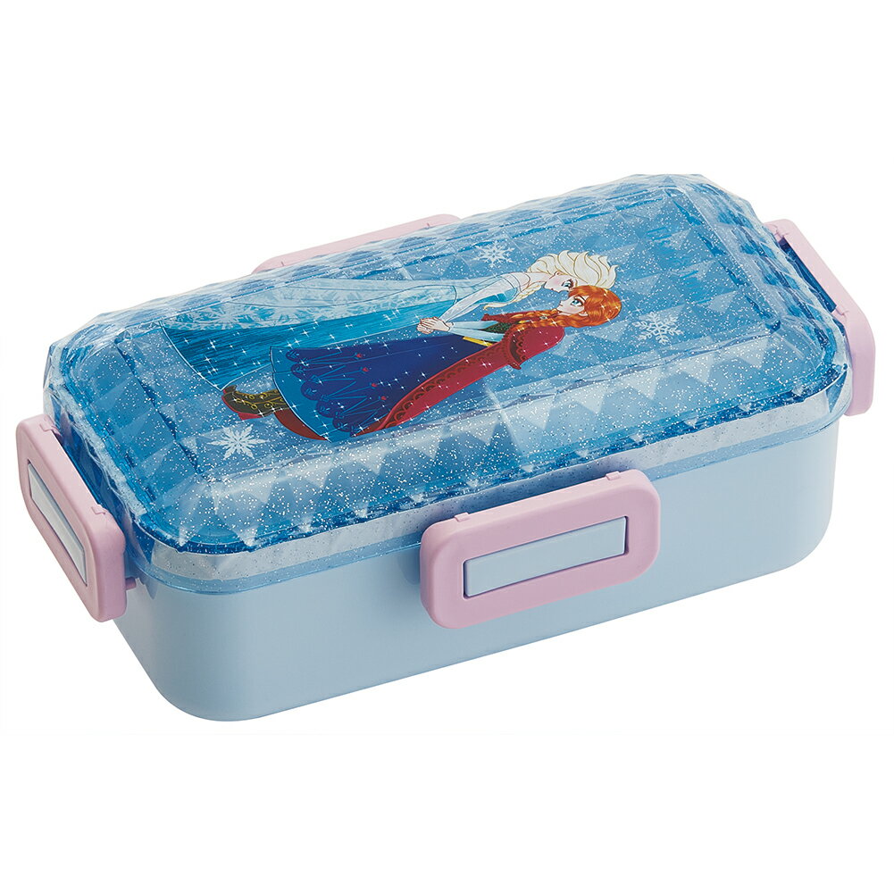 ディズニー フローズンアートコレクション BY 中川翔子 アナと雪の女王 お弁当箱 スリム 一段 ランチボックス 530ml クリスタル